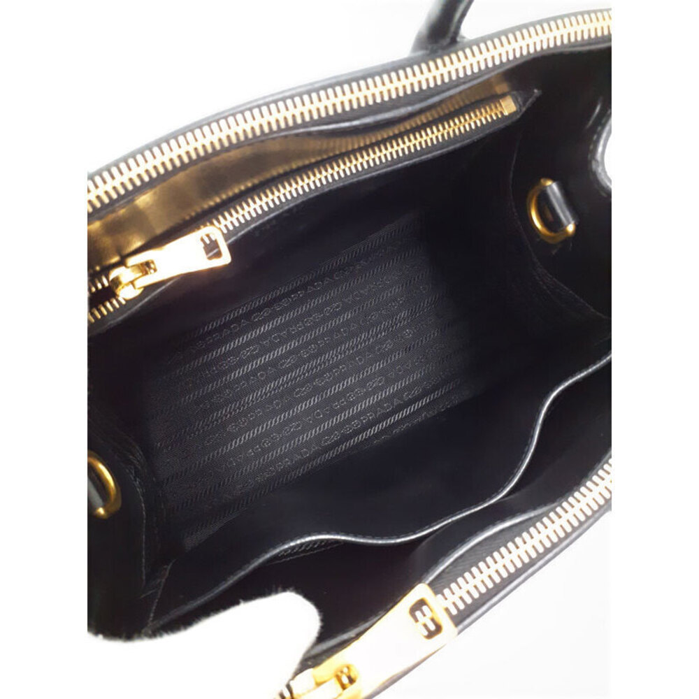 Prada Paradigme 2way tote Crossbody bag Saffiano leather Black - Picture 3 of 9